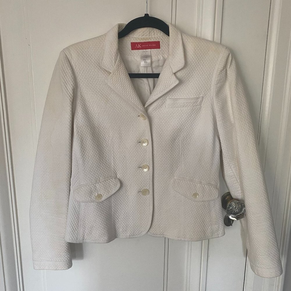 Anne Klein White Blazer
